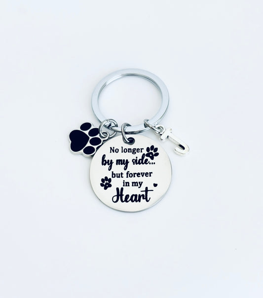 Personalized Pet Memorial Keychain • Pet Loss Sympathy Gift