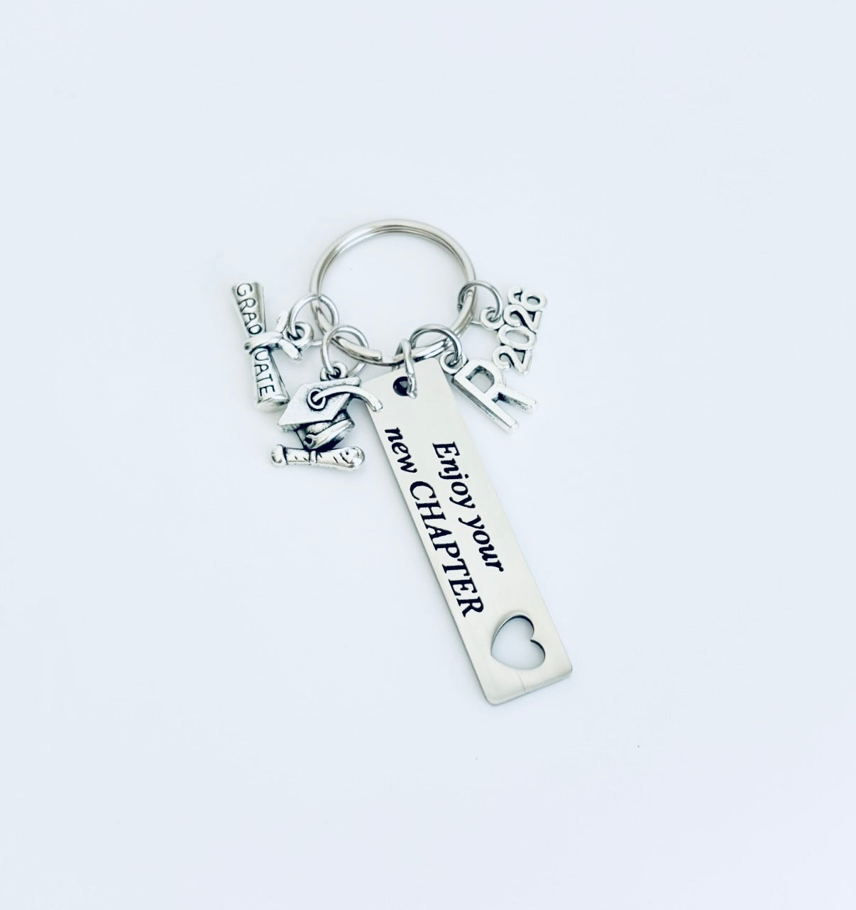 Personalized Graduation Keychain • Graduation Gift for Her or Him