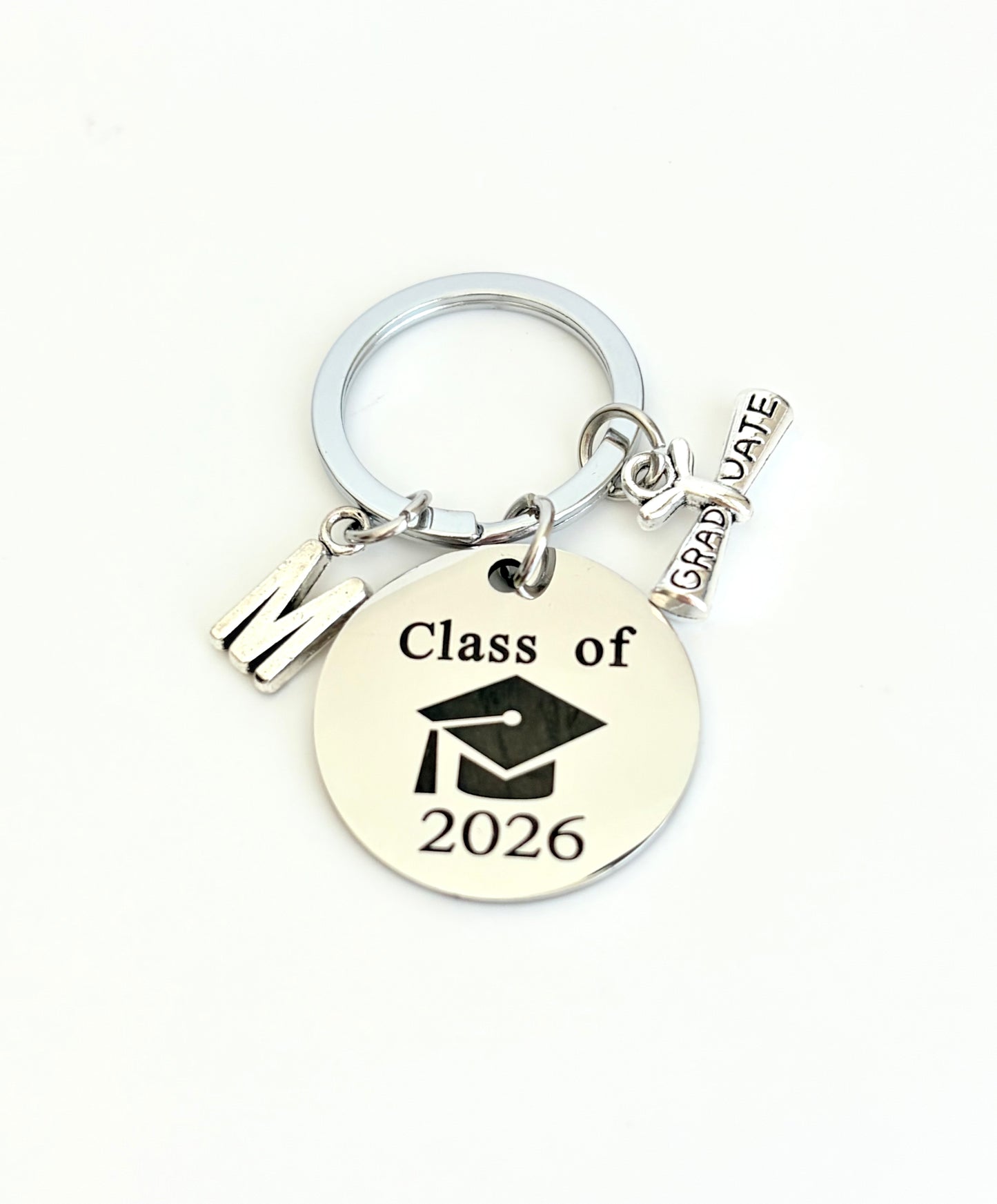 Personalized Class of 2026 Keychain • Graduation Gift