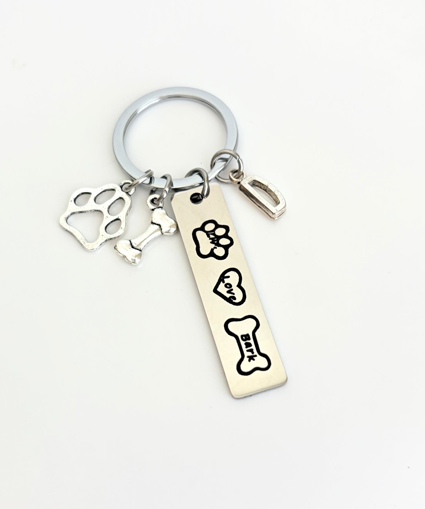 Personalized Dog Lover Keychain