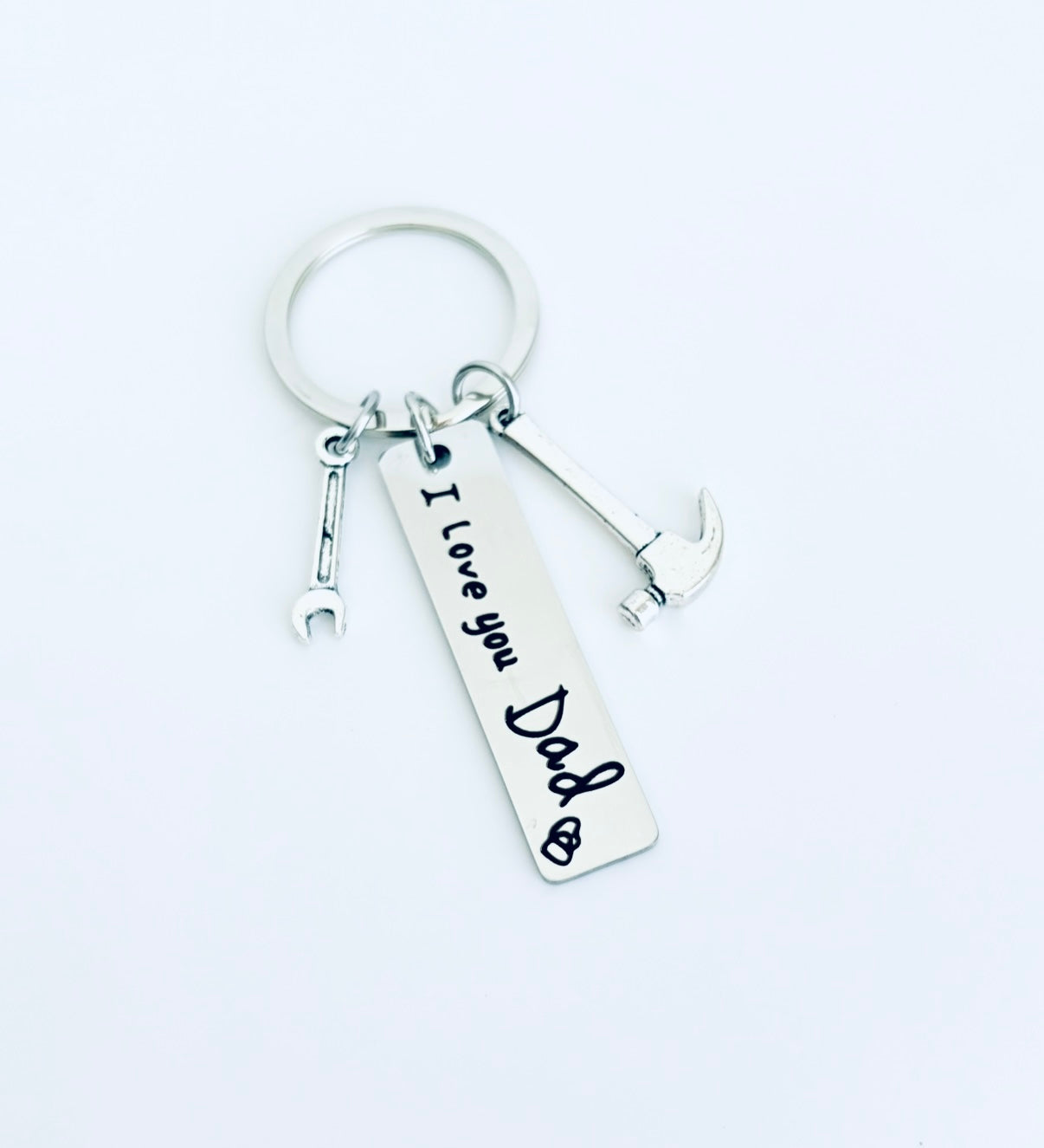 Personalized Dad Keychain • Father’s Day Gift • Birthday Gift for Dad • Custom Dad Keepsake