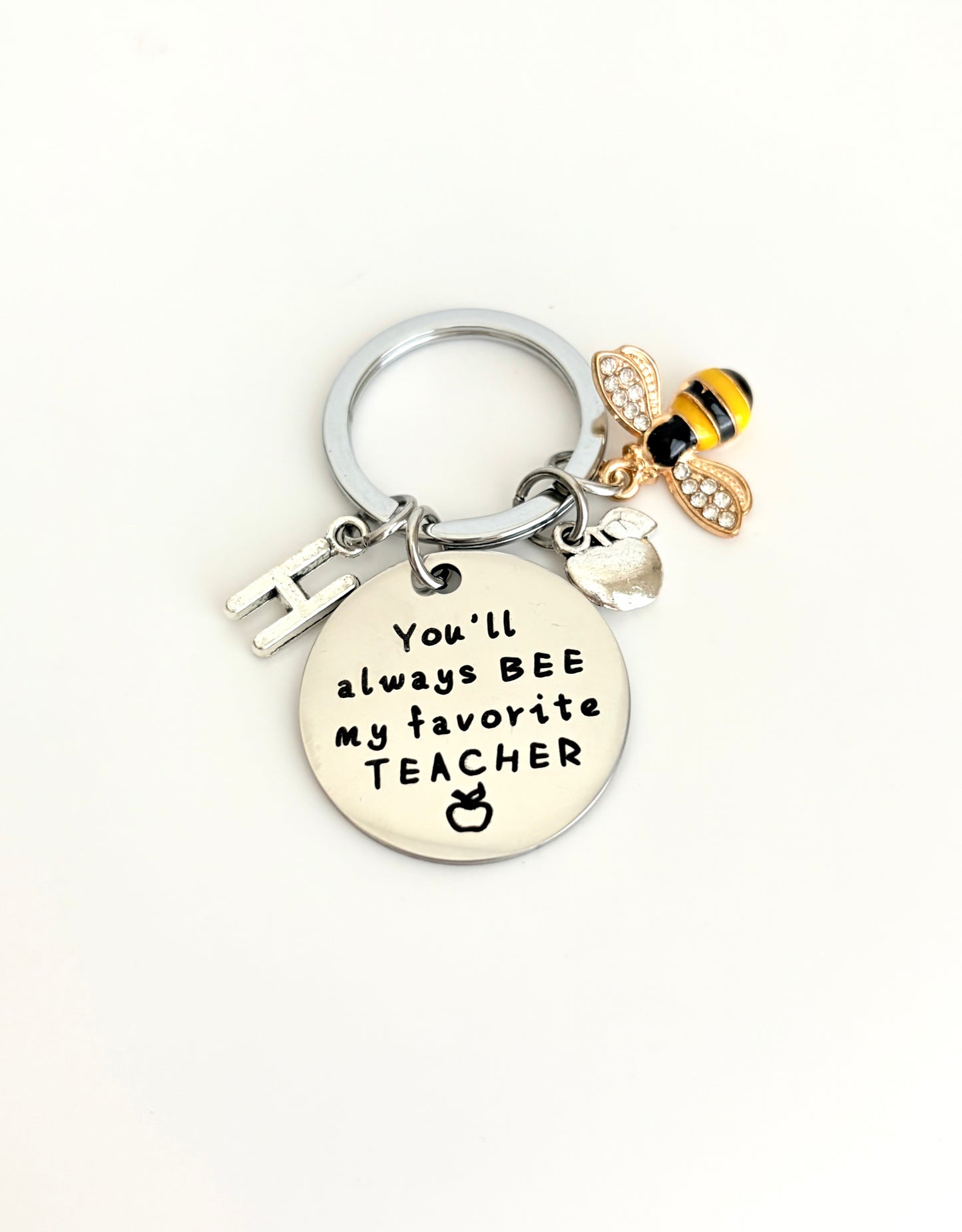 Personalized Teacher Keychain • Teacher Appreciation Gift