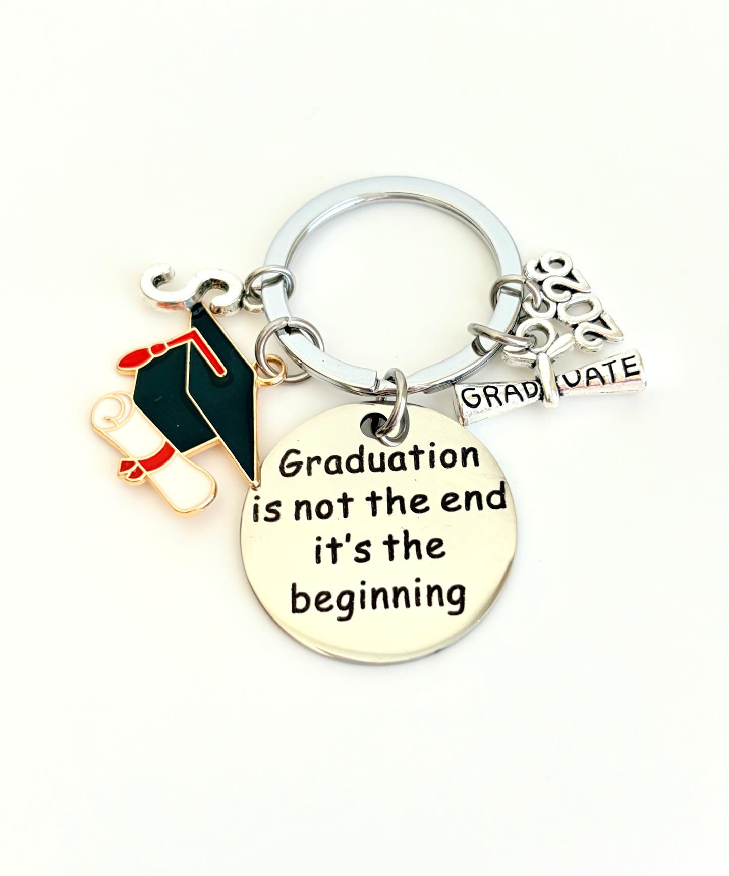 Personalized Graduation Keychain • Class of 2026 Graduate Gift