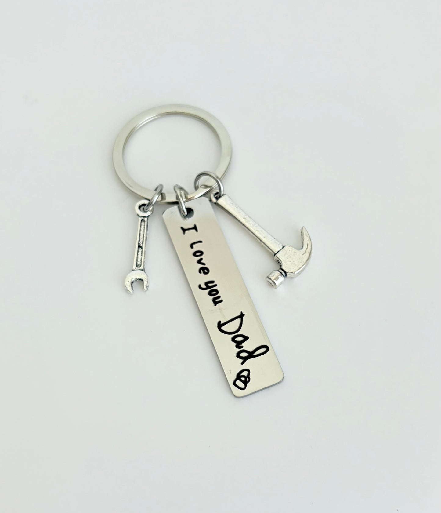 Personalized Dad Keychain • Father’s Day Gift • Birthday Gift for Dad • Custom Dad Keepsake