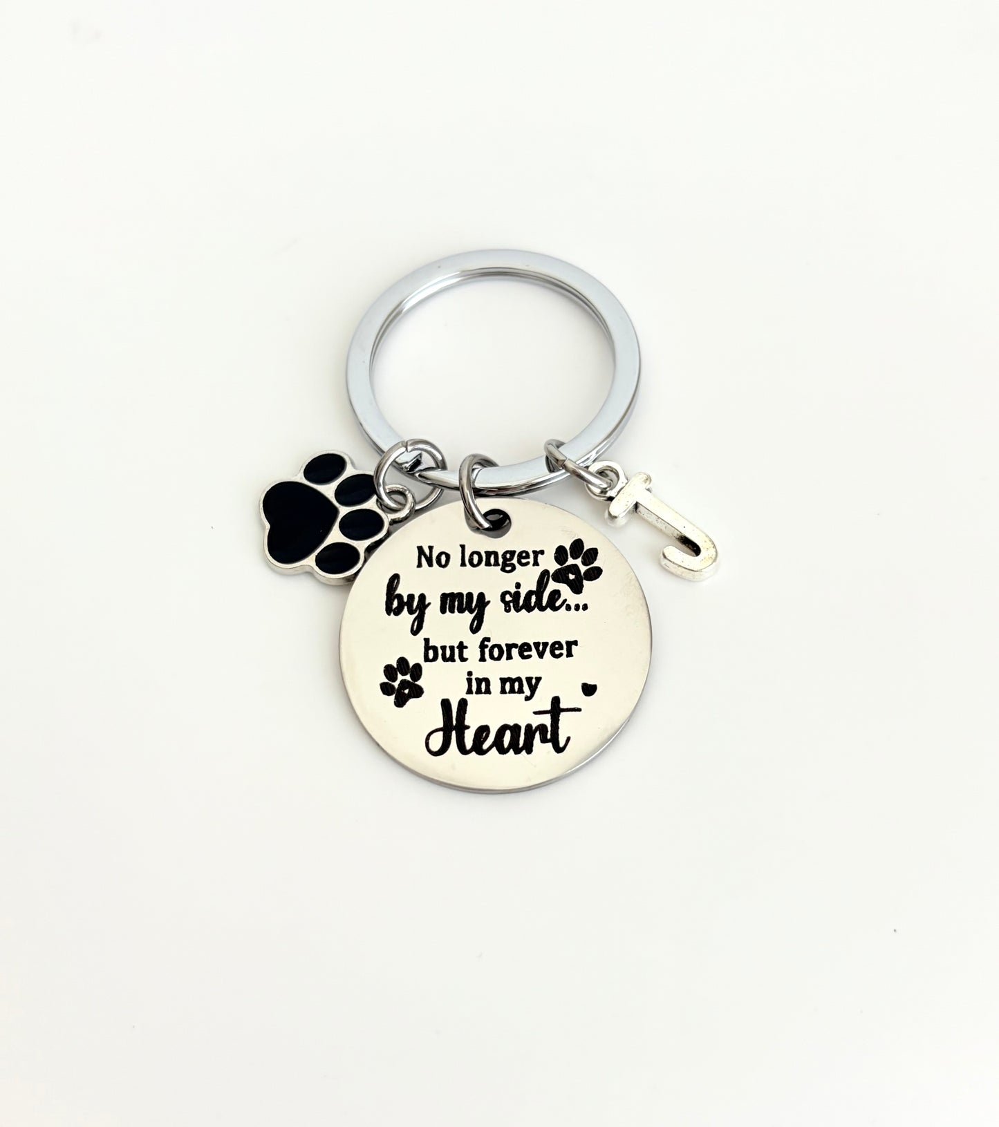 Personalized Pet Memorial Keychain • Pet Loss Sympathy Gift