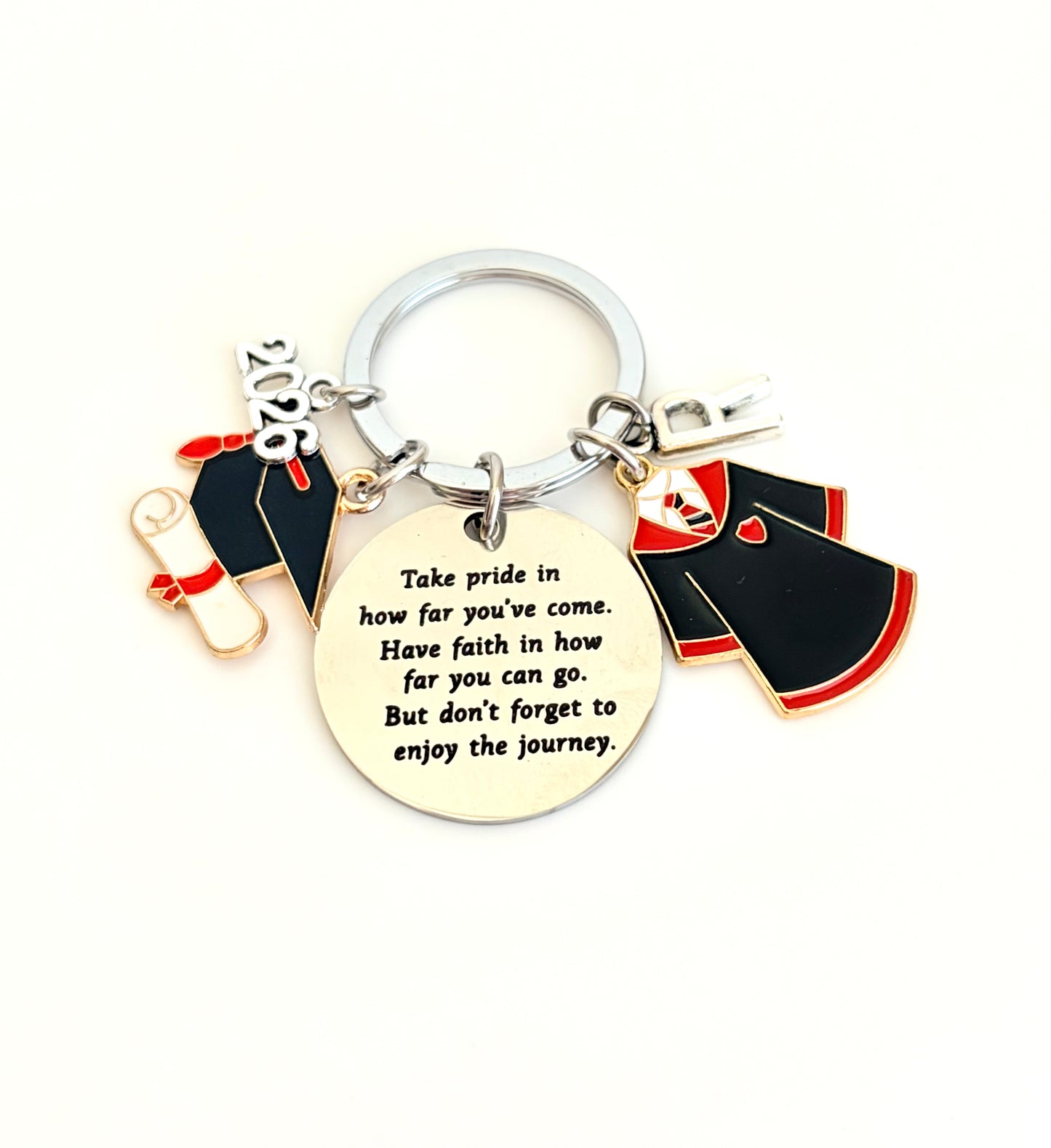 Personalize Graduation Inspirational Keychain