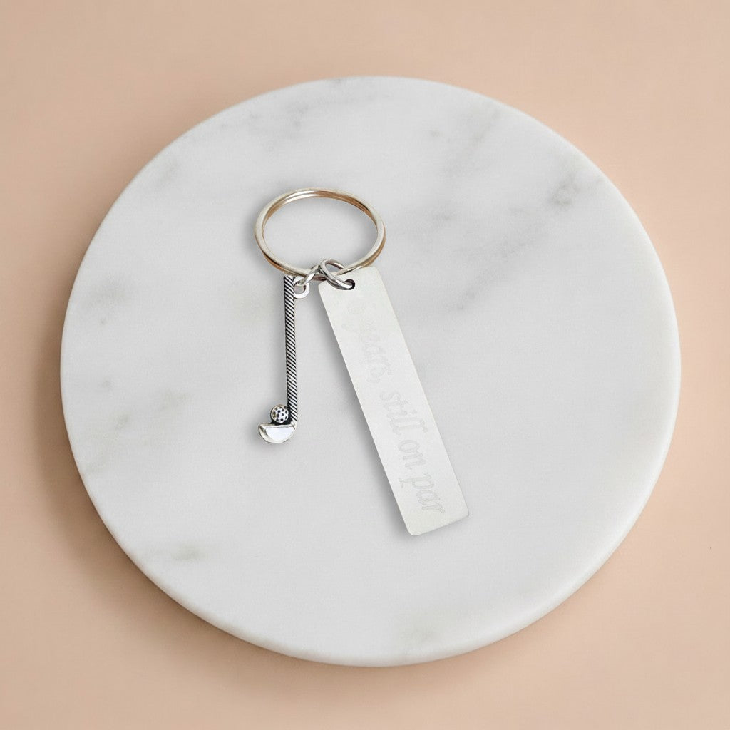 Personalized Golf Club Keychain