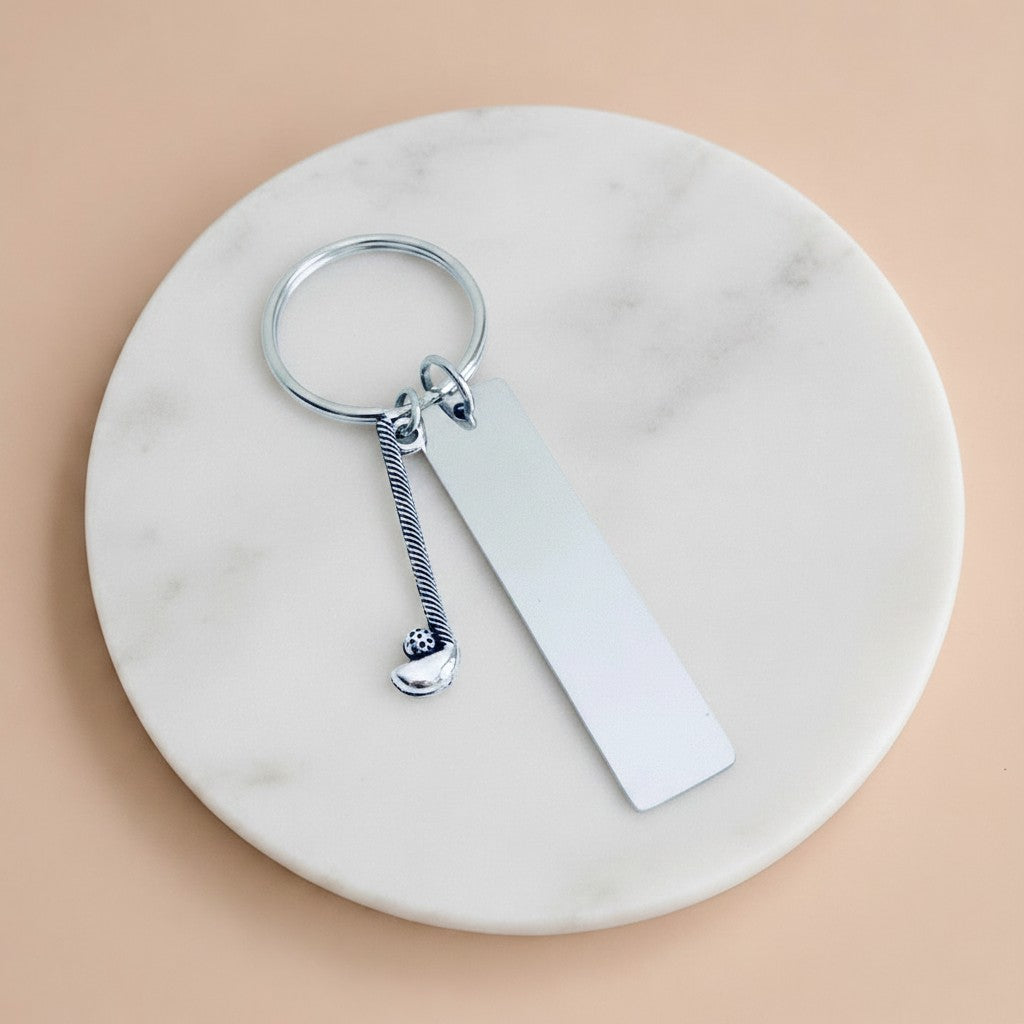 Personalized Golf Club Keychain