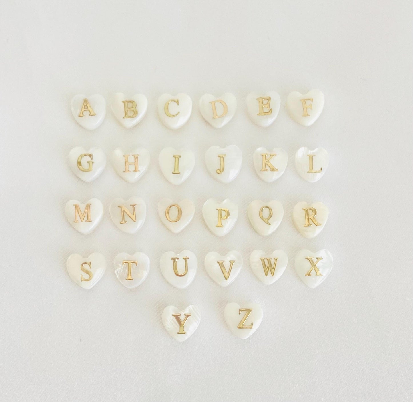 Personalized Shell Initial Bracelet • White Shell, Yellow Shell, Jasper & Ice Jade Beaded Bracelet