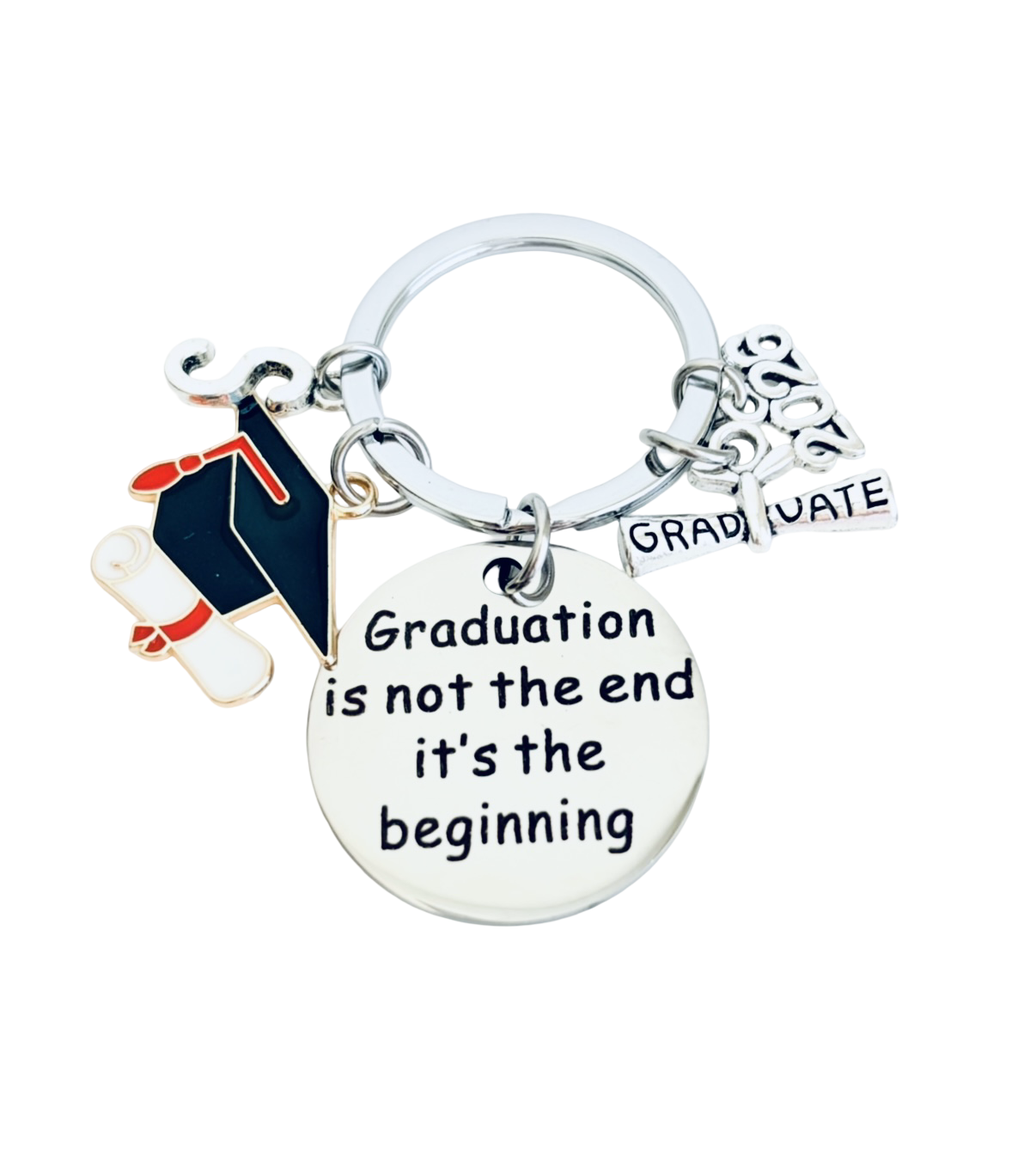Personalized Graduation Keychain • Class of 2026 Graduate Gift