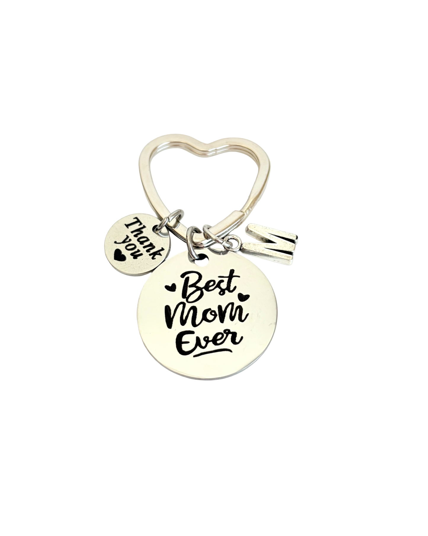 Personalized Best Mom Keychain