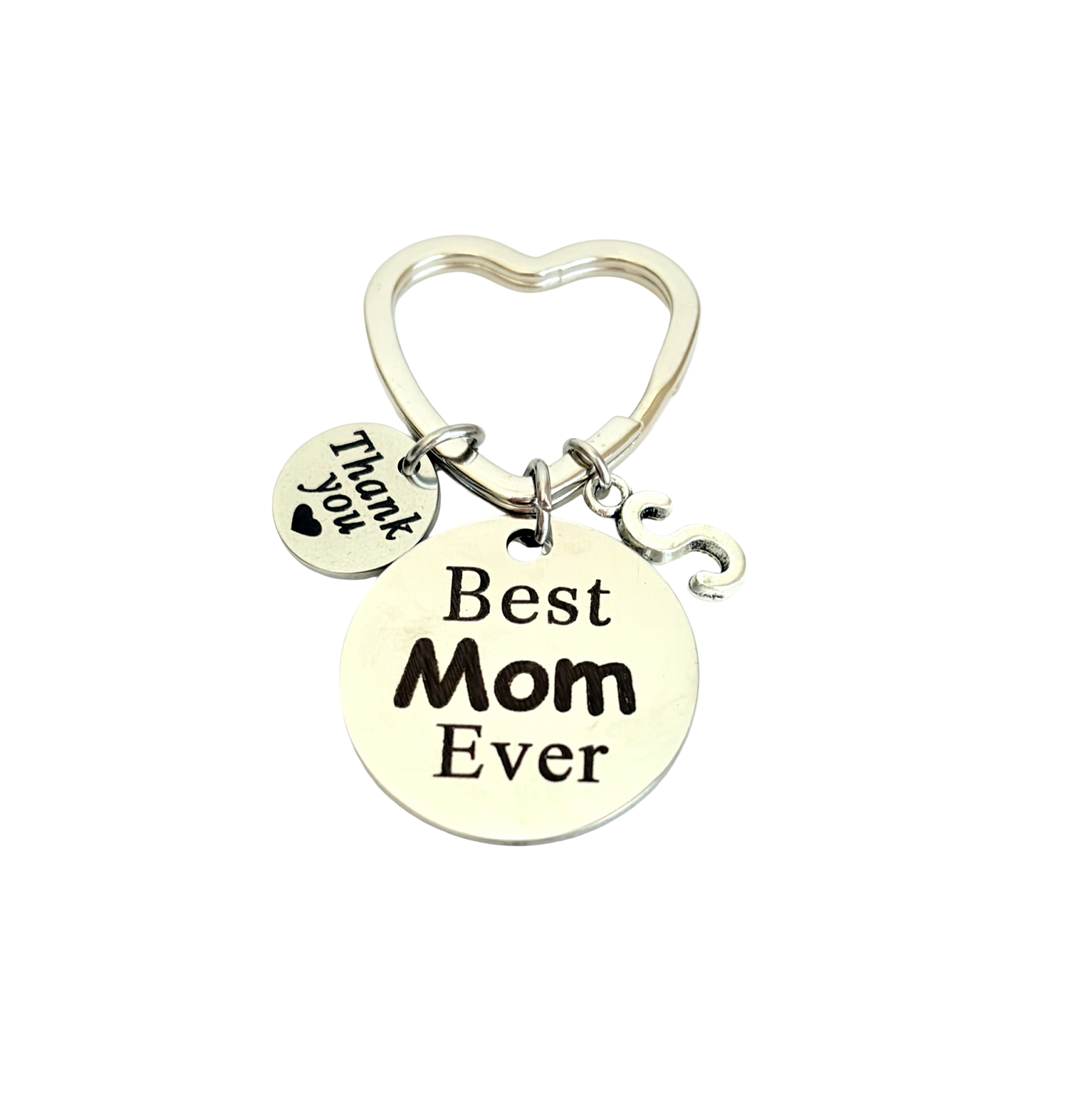 Personalized Best Mom Keychain