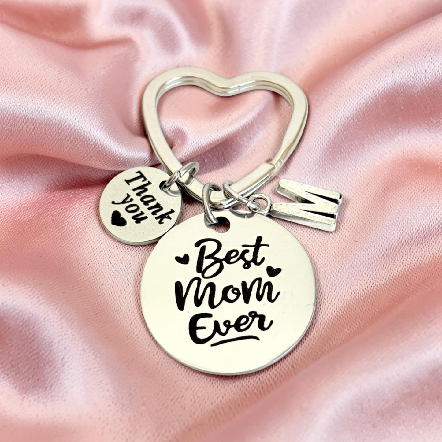 Personalized Best Mom Keychain