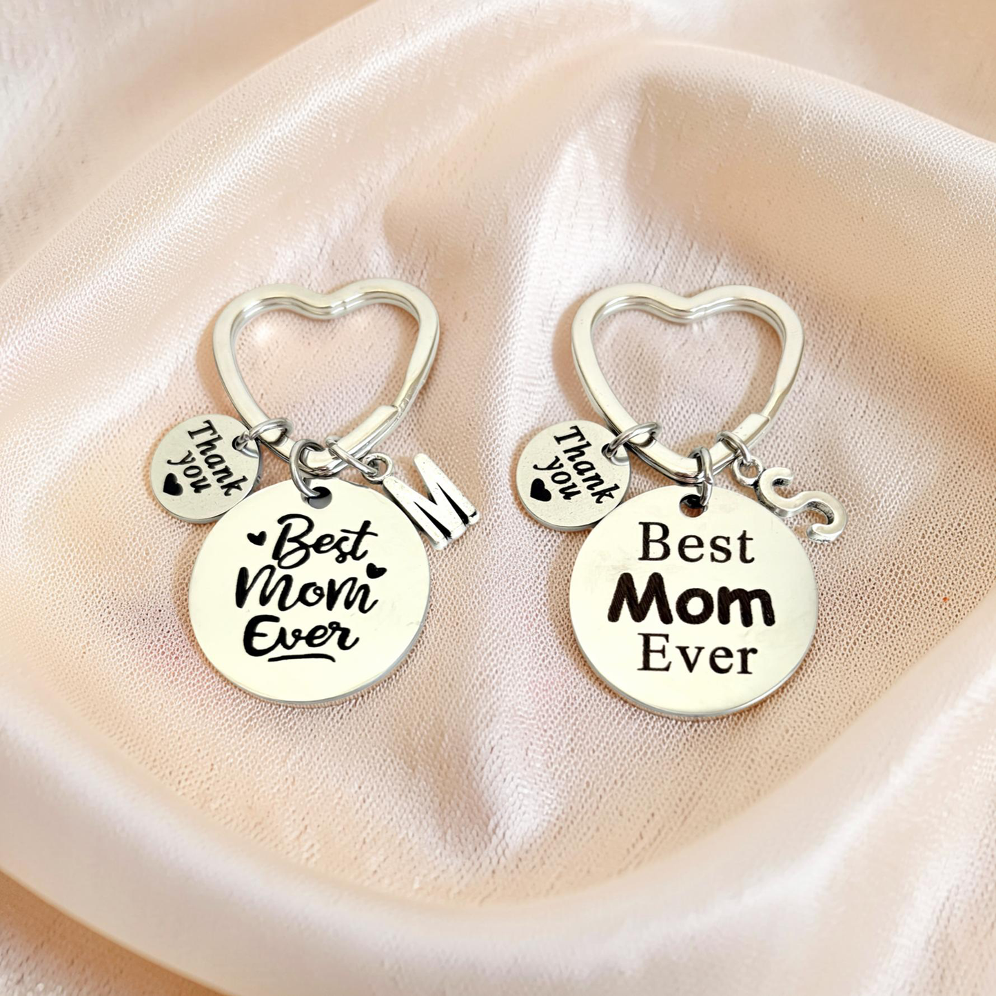 Personalized Best Mom Keychain