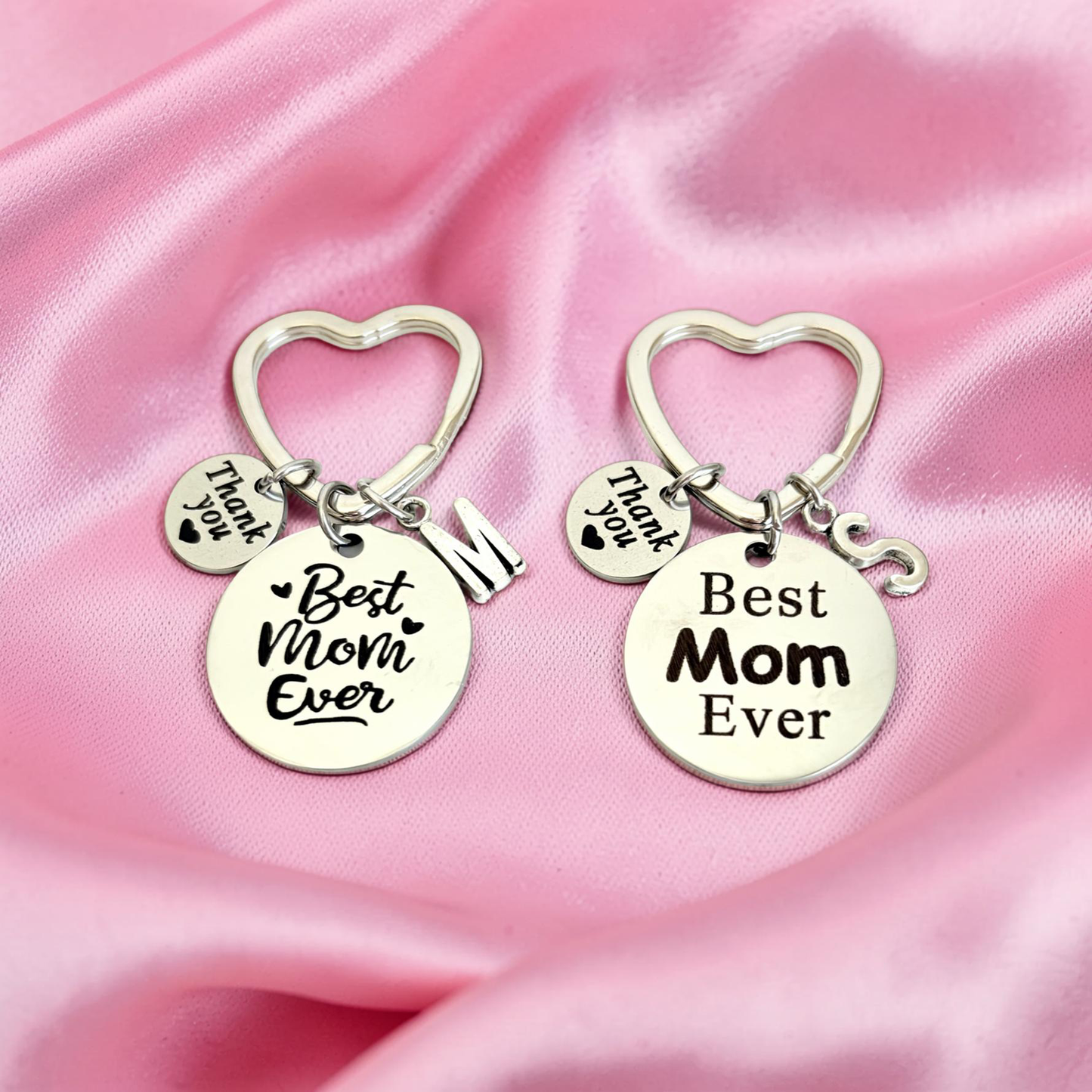 Personalized Best Mom Keychain