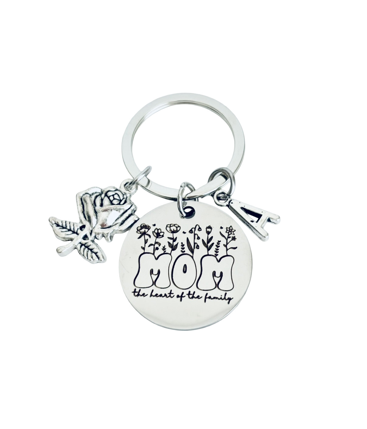 Personalized Mom Keychain • Custom Mother Gift • Mom Birthday Gift