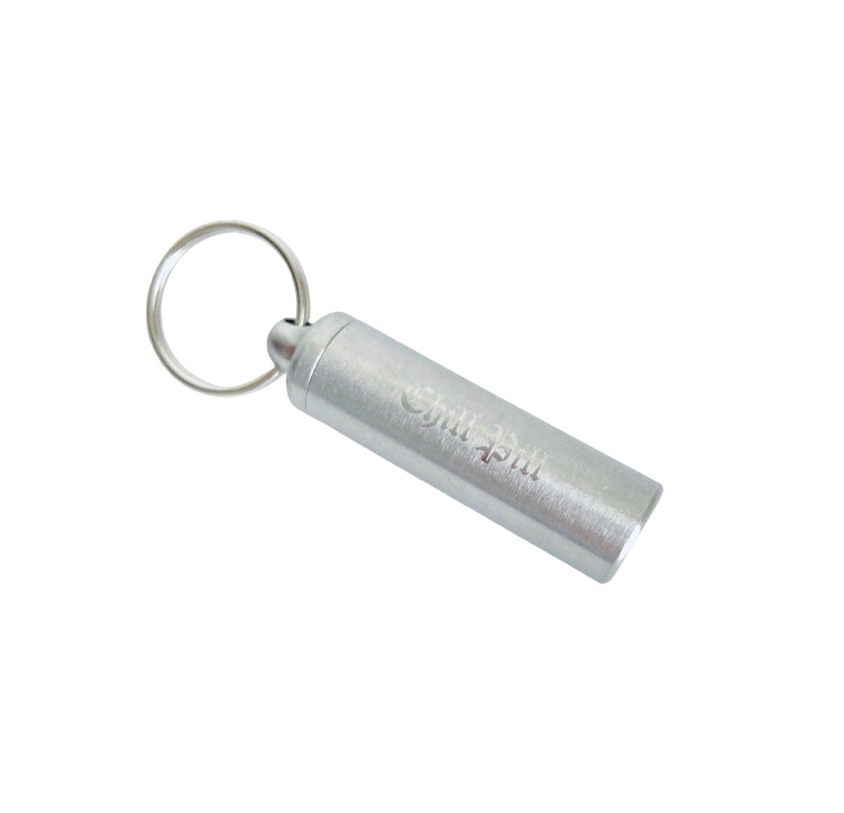 Personalized Stainless Steel Small Pill Holder Keychain