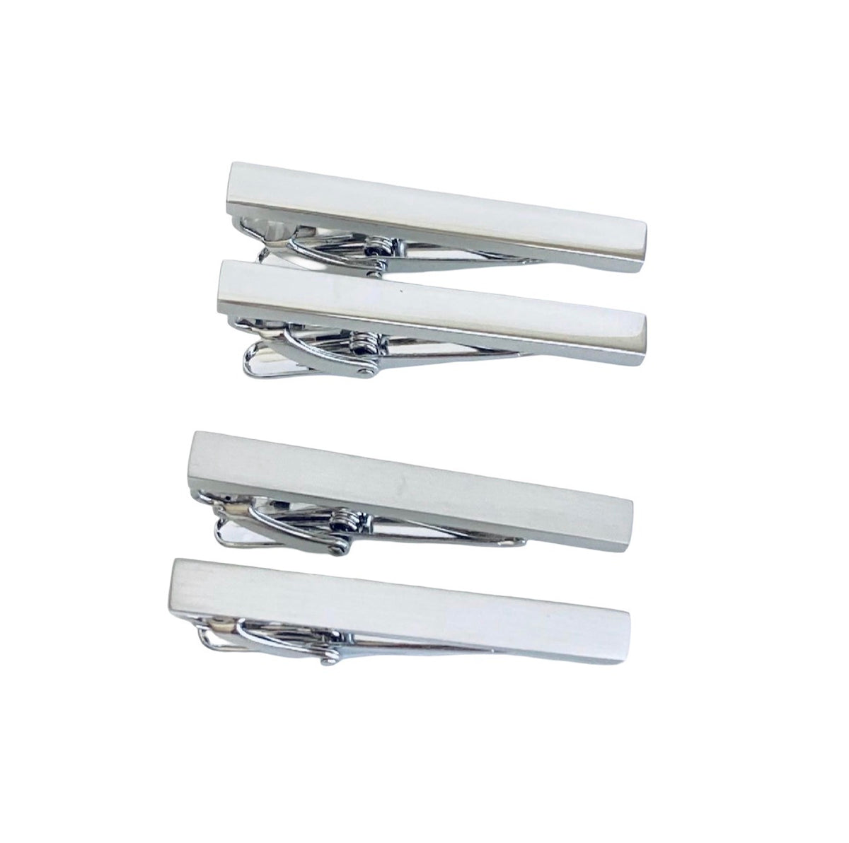 Personalized Short Tie Clip • Polished or Matte Finish