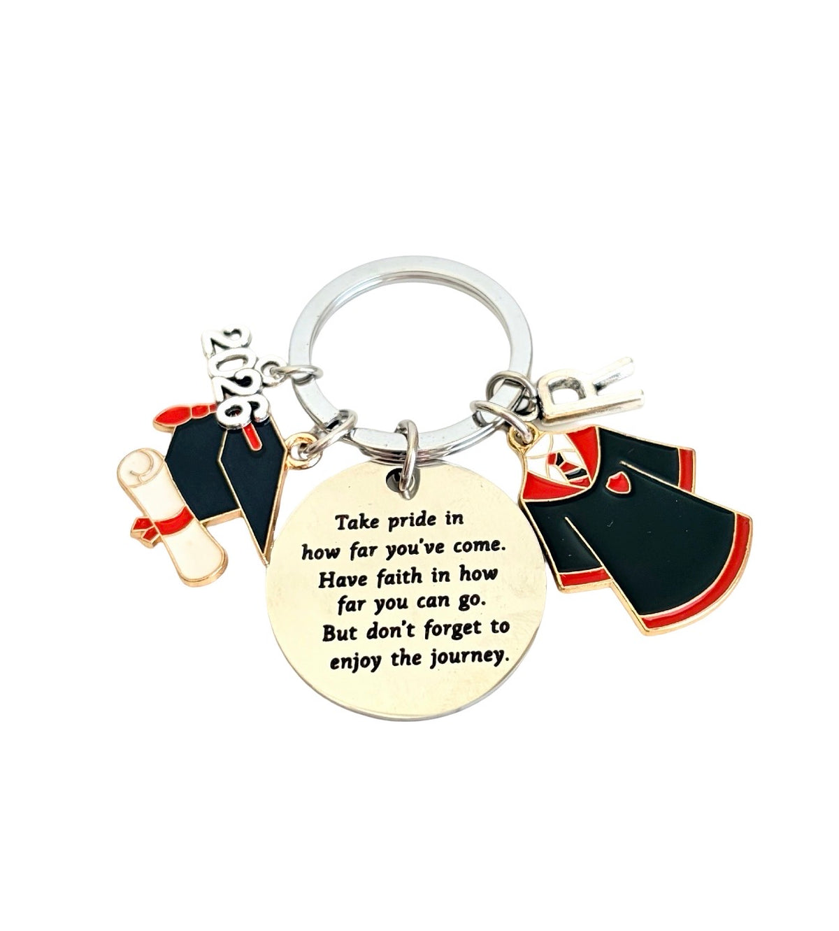 Personalize Graduation Inspirational Keychain