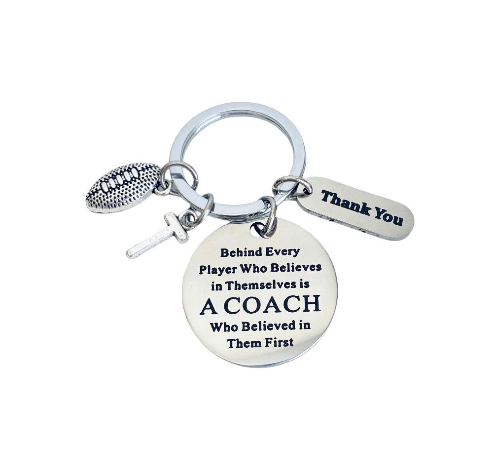 Personalized Coach Appreciation Keychain