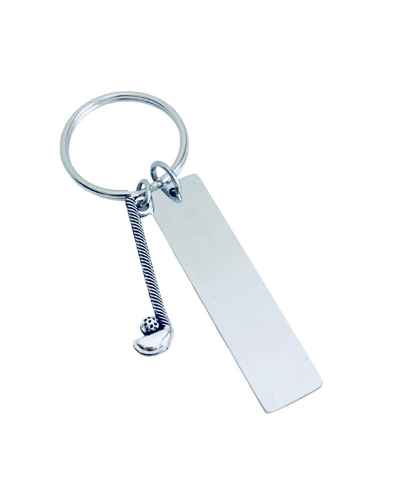 Personalized Golf Club Keychain