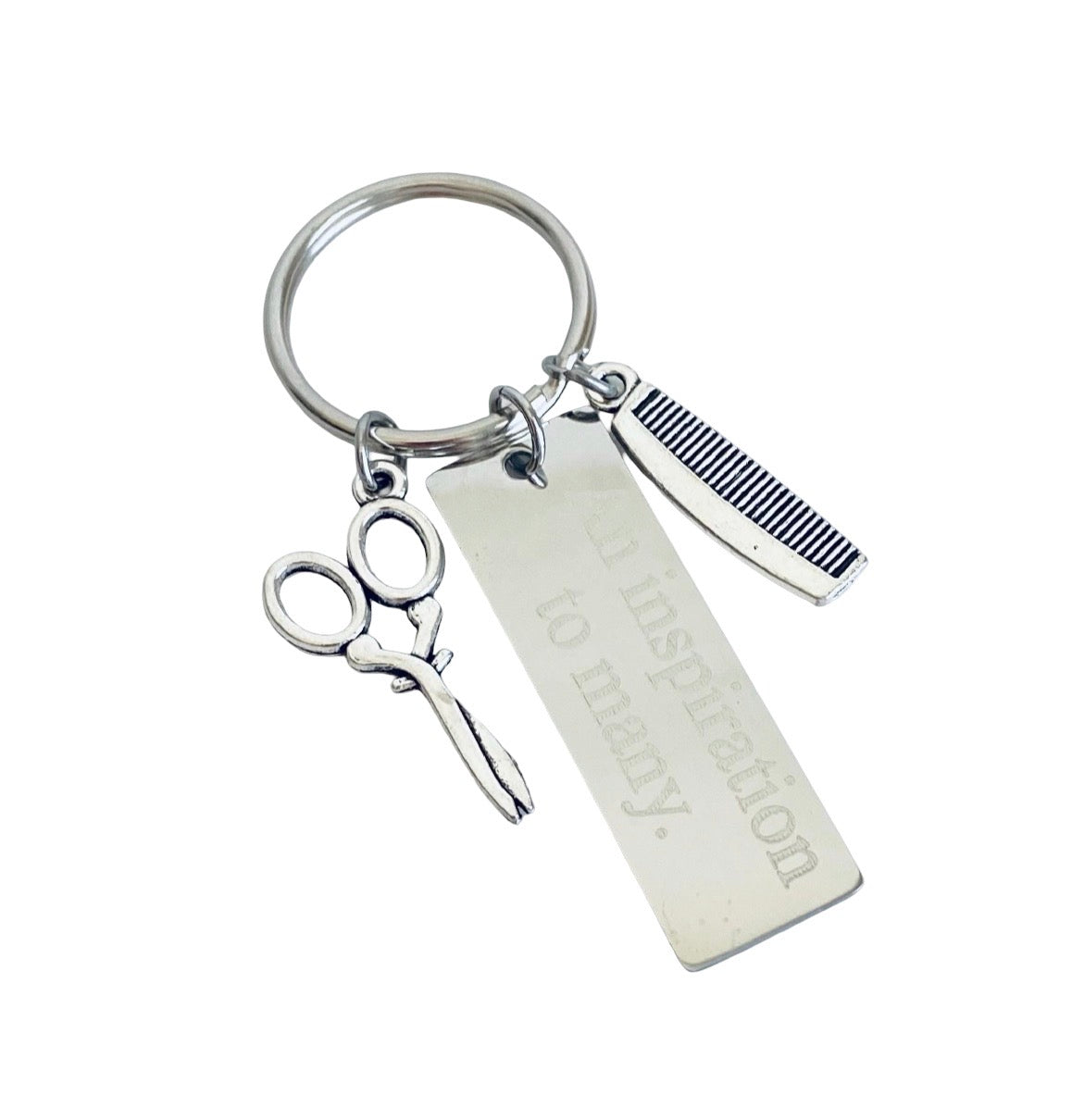 Personalized Hair Stylist Keychain