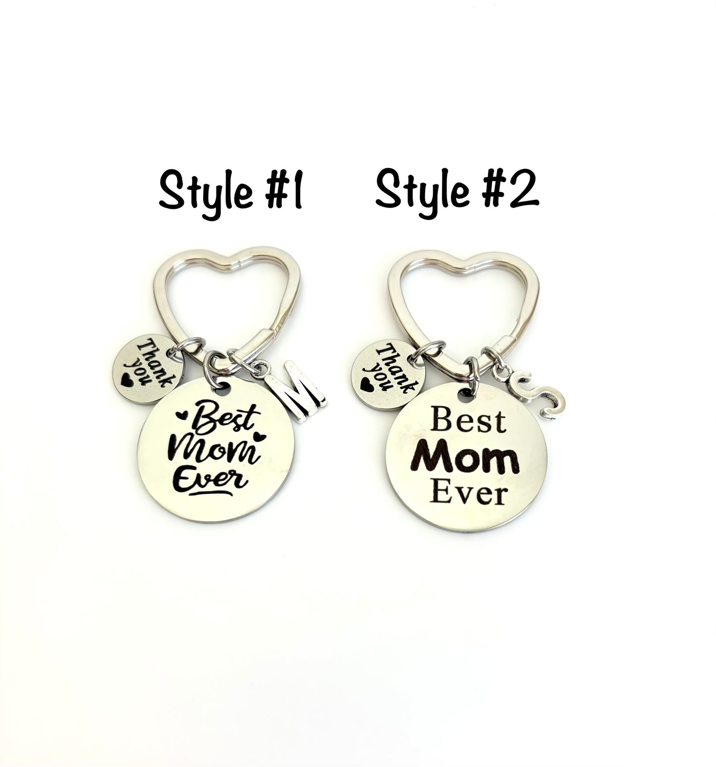 Personalized Best Mom Keychain