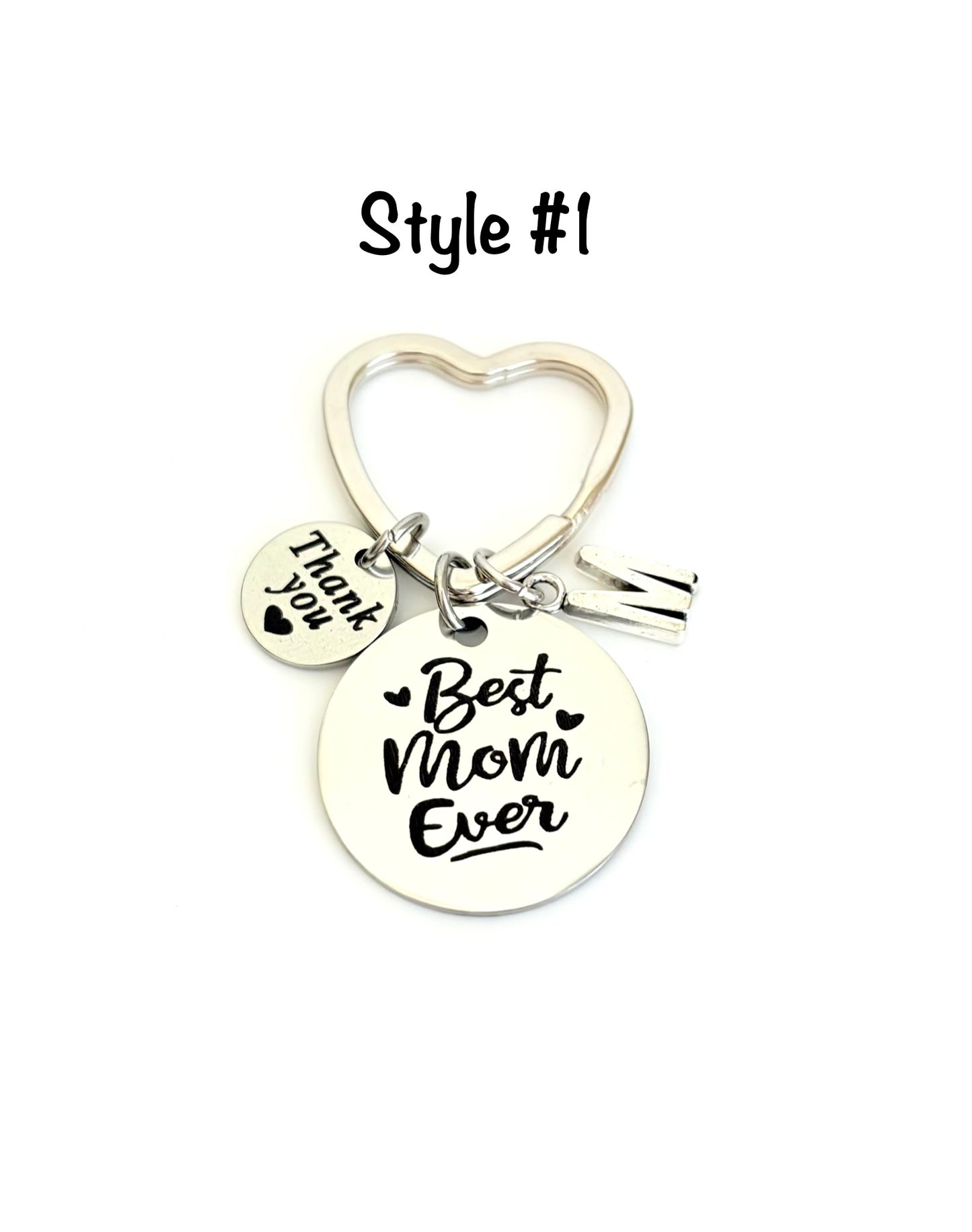 Personalized Best Mom Keychain