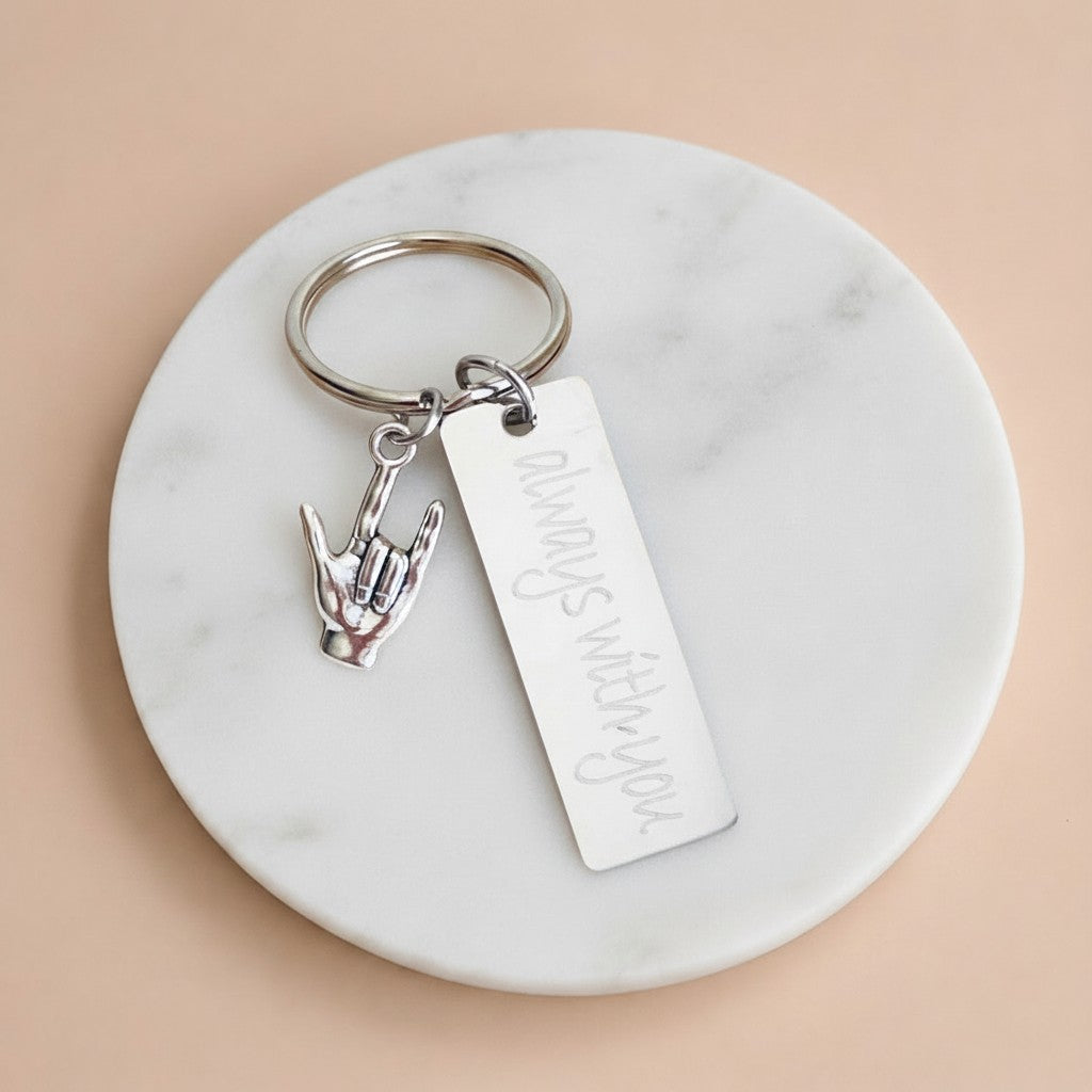 Personalized “I Love You” Keychain