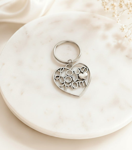 Love You Mom Keychain