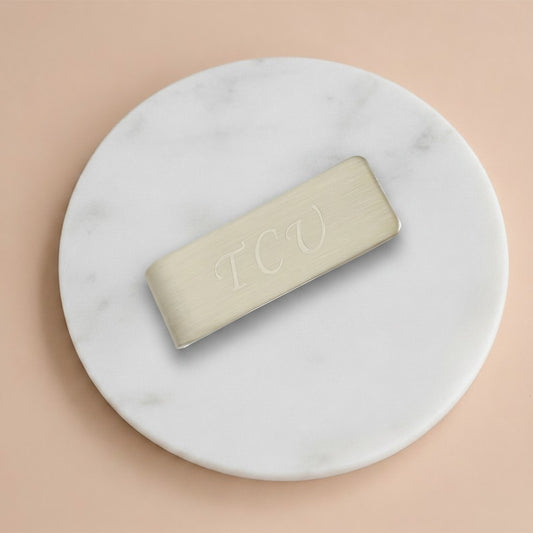 Personalized Stainless Steel Money Clip Holder
