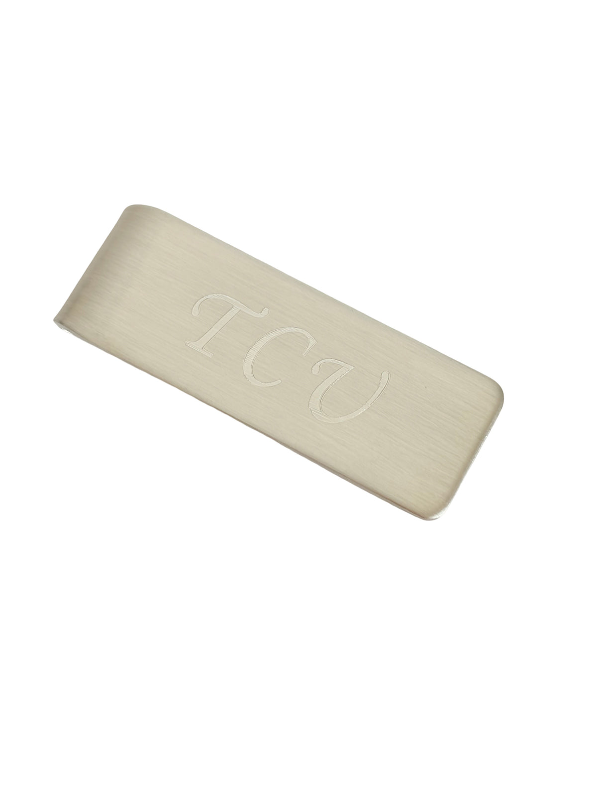Personalized Stainless Steel Money Clip Holder