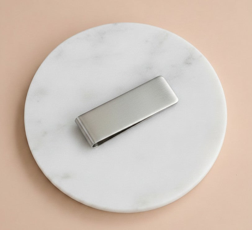 Personalized Stainless Steel Money Clip Holder