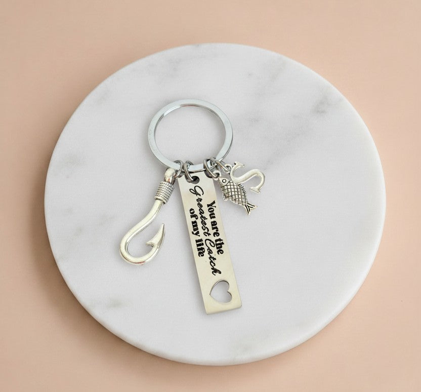 Personalized Fishing Keychain