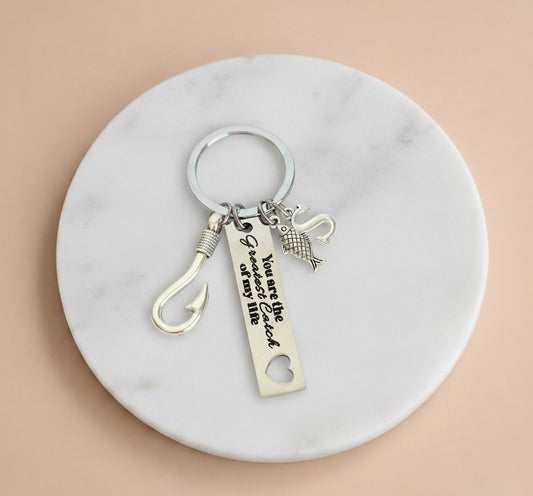 Personalized Fishing Keychain