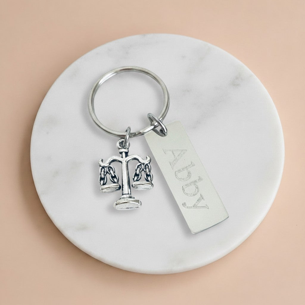 Personalized Scale Keychain