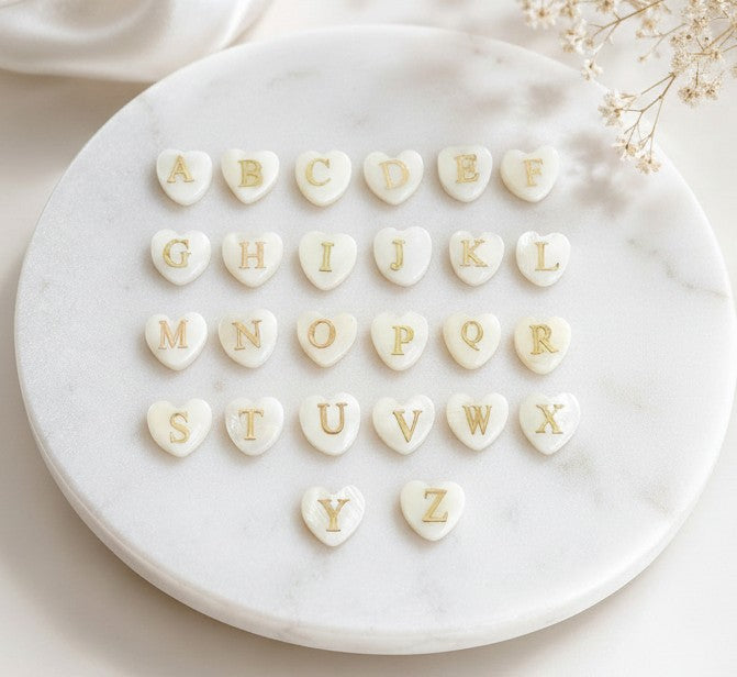 Personalized Shell Initial Bracelet
