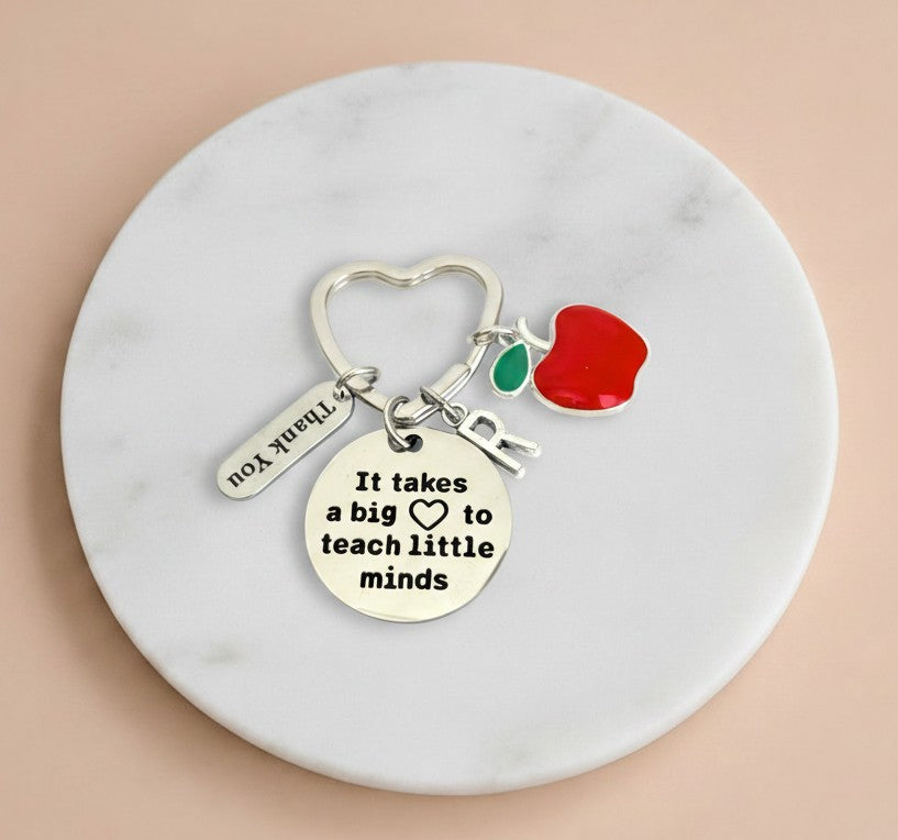 Personalized Teacher Appreciation Keychain