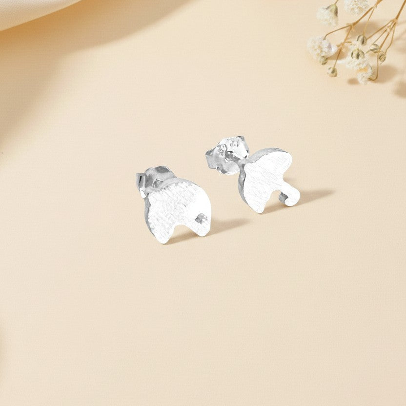 Sterling Silver Small Umbrella Stud Earrings