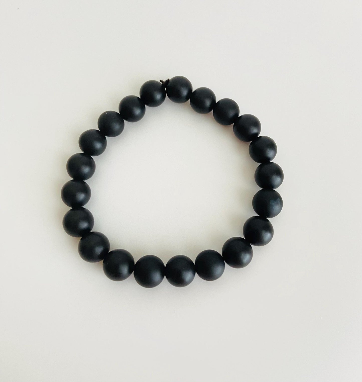 Gemstone Stretch Bracelet • Tiger Eye, Blue Tiger Eye, Picture Jasper, Carnelian, African Jasper & 10mm Onyx