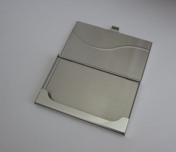 Personalized Business Card Holder • Custom Engraved Metal Card Case for Men & Women Professional Gift