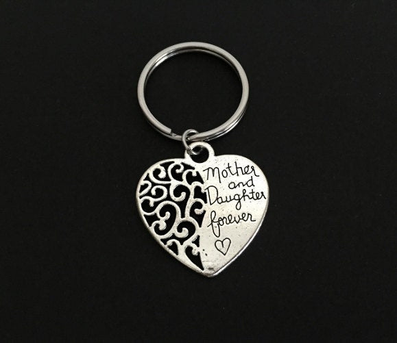 Mom Daughter Key Chain • Family Gift
