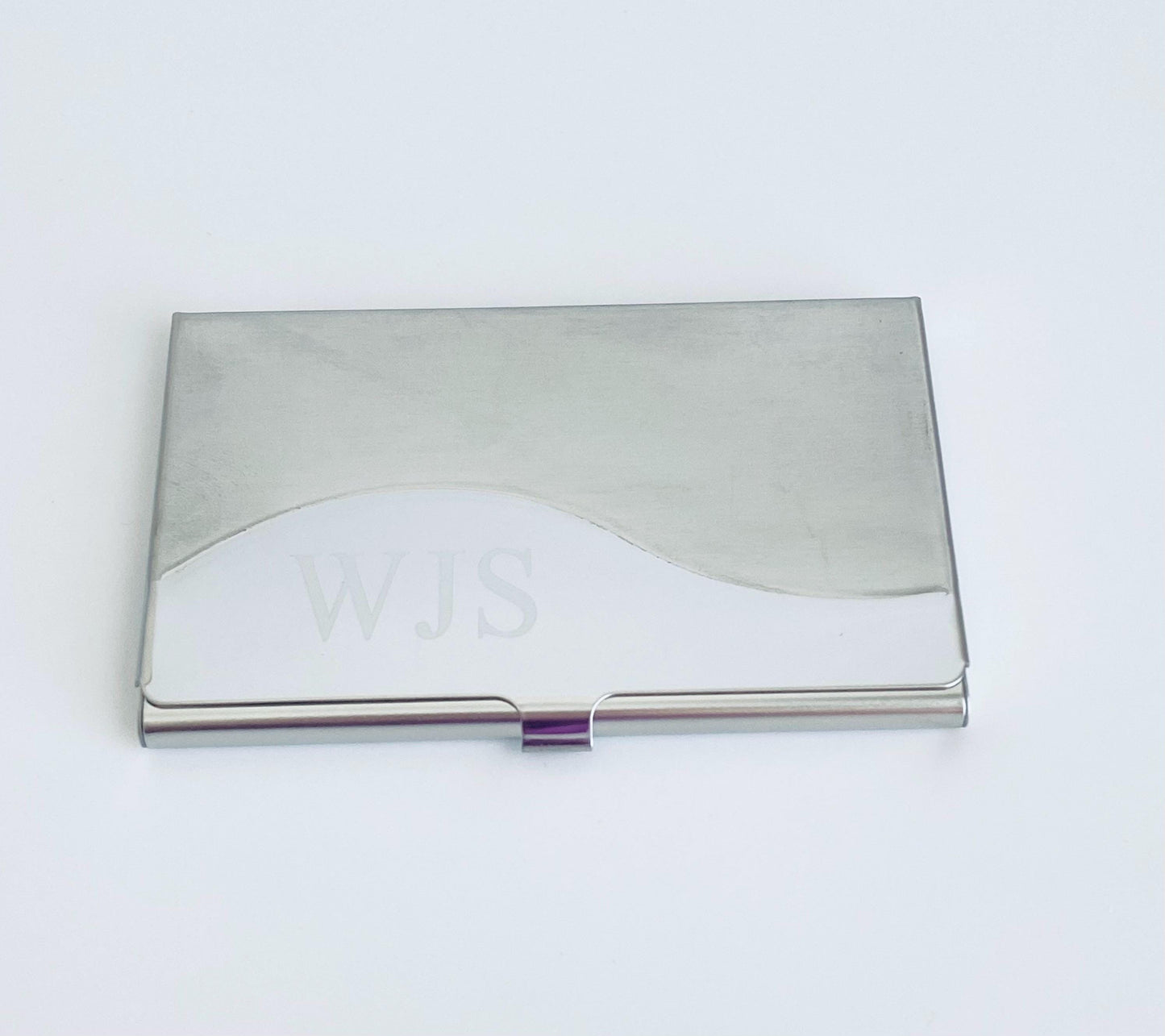 Personalized Business Card Holder • Custom Engraved Metal Card Case for Men & Women Professional Gift