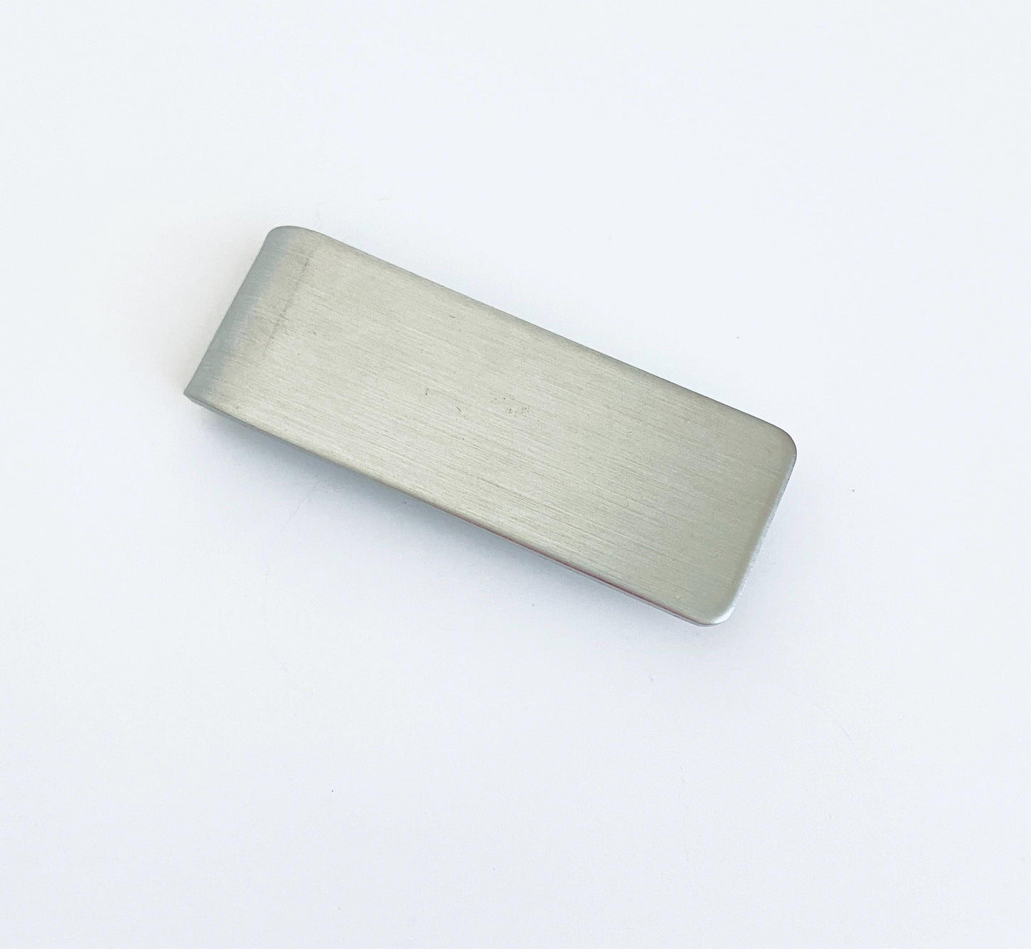 Personalized Stainless Steel Money Clip • Custom Engraved Slim Metal Cash Holder for Men Gift