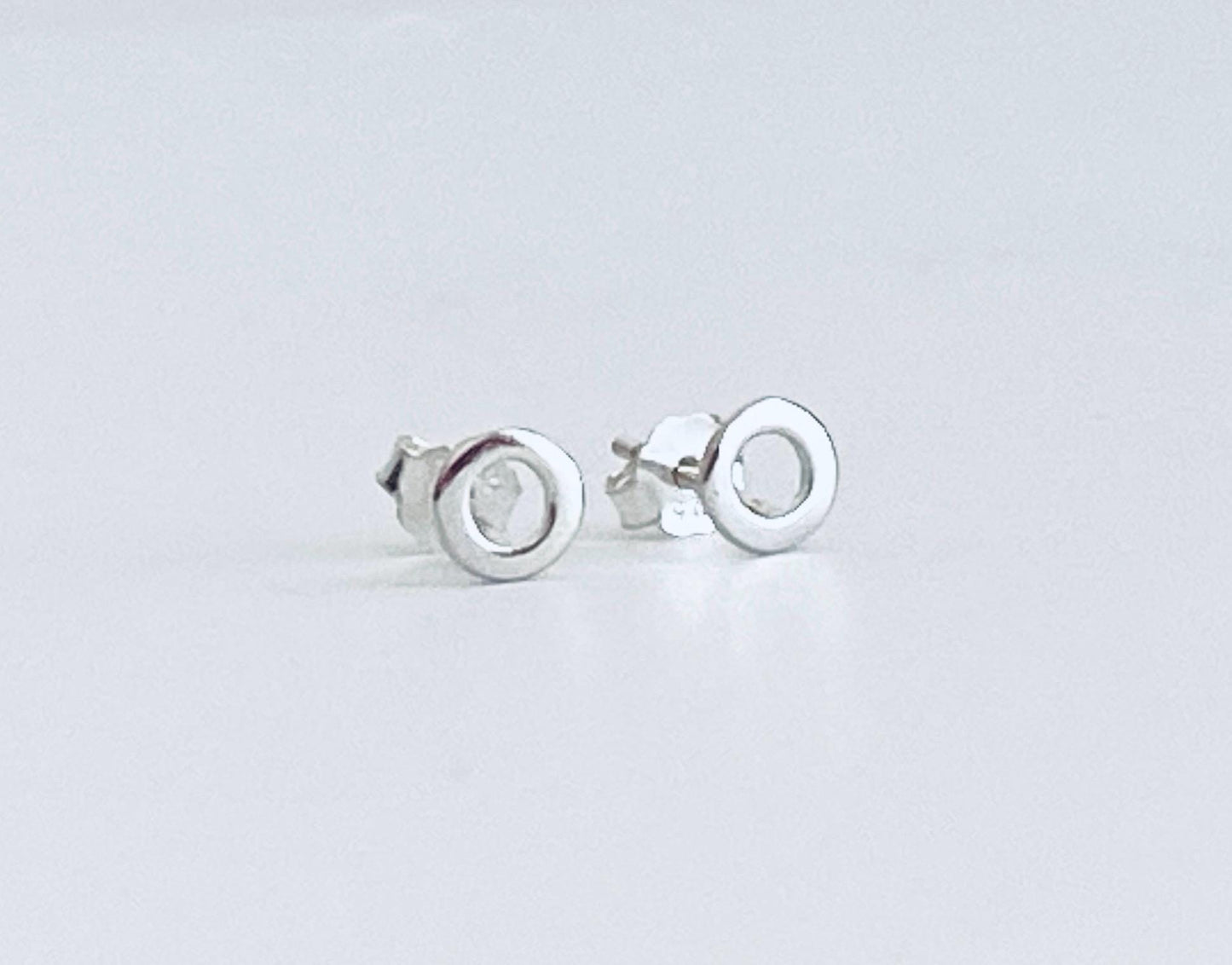 Tiny Kisses Stud Earrings • Sterling Silver, Gold Over Sterling Silver, or Rose Gold Over Sterling Silver