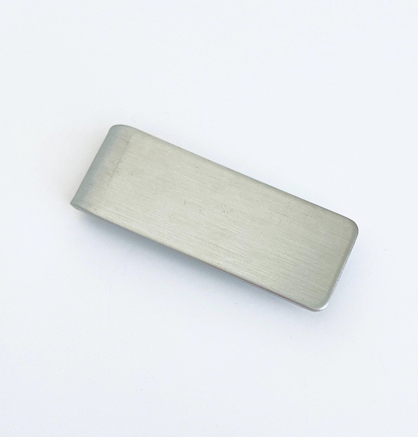 Personalized Stainless Steel Money Clip • Custom Engraved Slim Metal Cash Holder for Men Gift