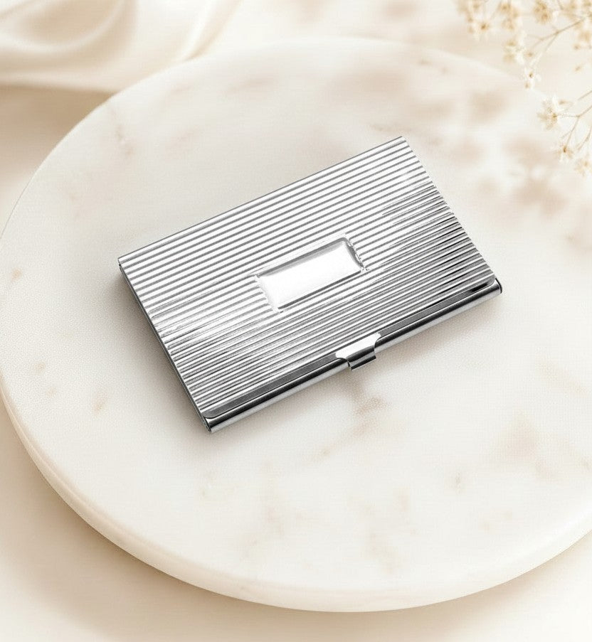 Personalized Metal Business Card Holder