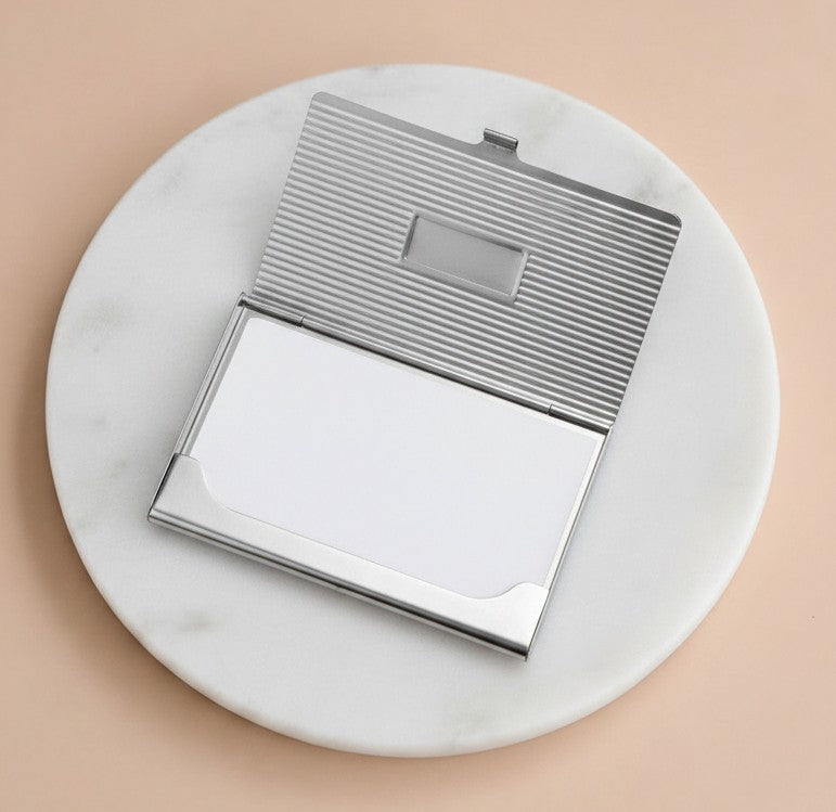 Personalized Metal Business Card Holder