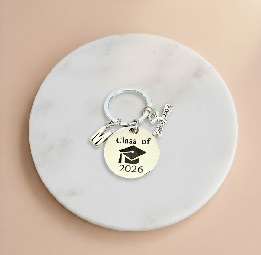 Personalized Class of 2026 Keychain