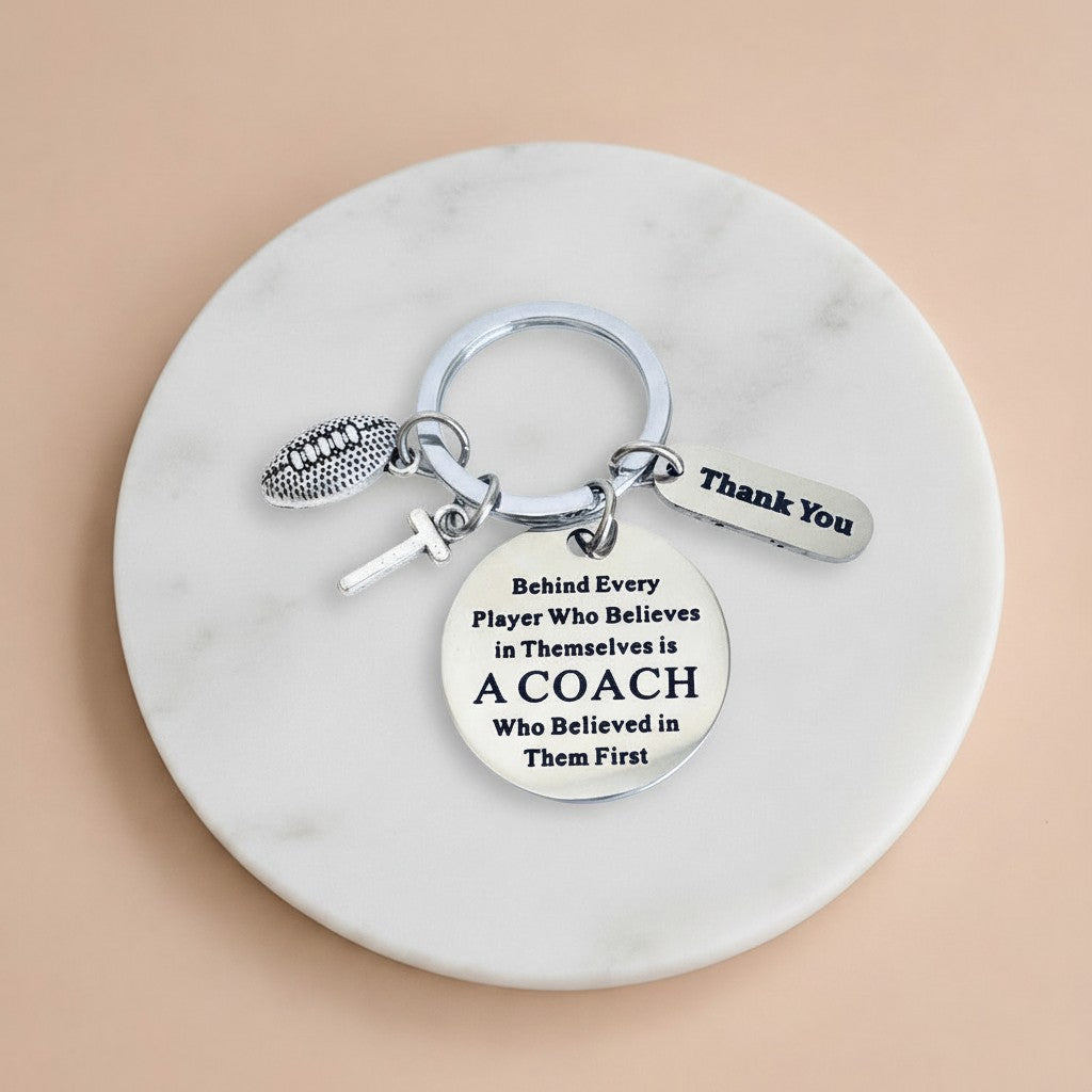 Personalized Coach Appreciation Keychain